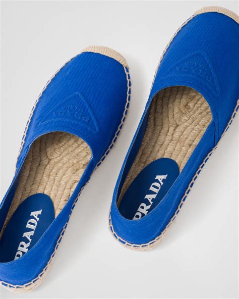 prada espadrilles singapore|Sapphire Blue Cotton drill espadrilles .